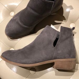 JG grey booties, size 9